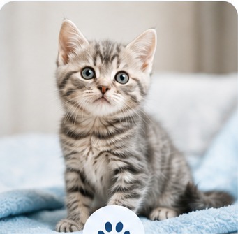 Gatito en etapa de crecimiento