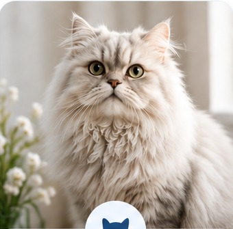 Gato persa de pelo largo
