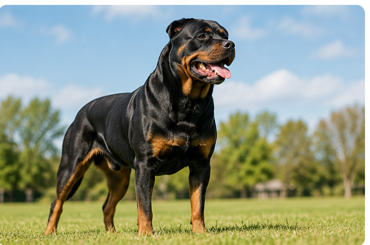 Perro de raza grande con necesidades de soporte articular
