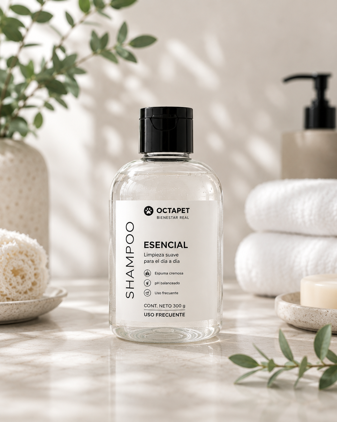 Shampoo Esencial Octapet para perros